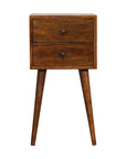 Small Chestnut Bedside Table