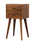 Small Chestnut Bedside Table