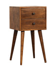 Small Chestnut Bedside Table