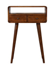 Kohala Mango Wood Console Table in Chestnut