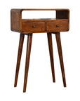 Kohala Mango Wood Console Table in Chestnut