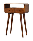 Kohala Mango Wood Console Table in Chestnut