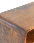 Kohala Mango Wood Console Table in Chestnut