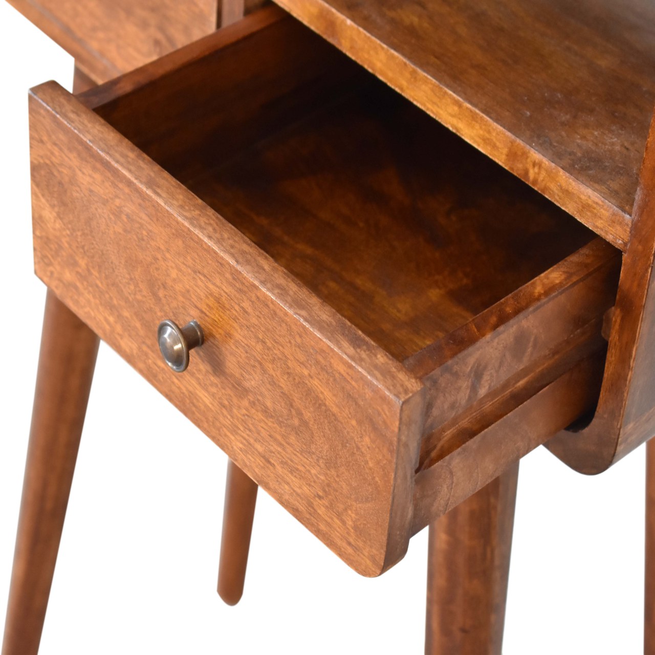 Kohala Mango Wood Console Table in Chestnut