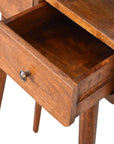 Kohala Mango Wood Console Table in Chestnut