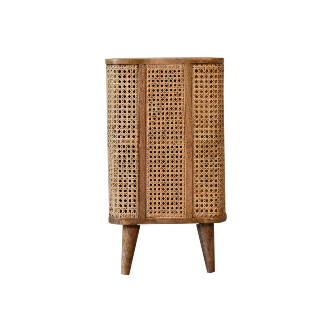 Aska Open Mango Wood Cabinet