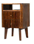 Nala Bedside Table in Chestnut