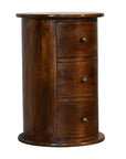 Arden Drum Chest of Drawers in Chestnut