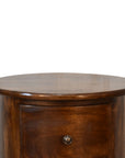 Arden Drum Chest of Drawers in Chestnut