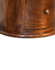 Drum Chest of Drawers in Chestnut Finish