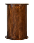 Arden Drum Chest of Drawers in Chestnut