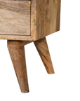 Olden Mango Wood Bedside Table in Oak