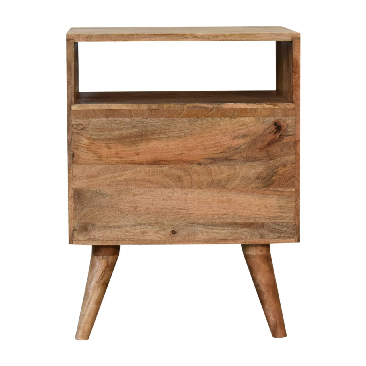 Olden Mango Wood Bedside Table in Oak