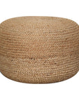 Natural Jute Pouffe