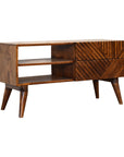 Arwa Mango Wood TV Unit in Chestnut