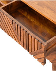 Arwa Mango Wood TV Unit in Chestnut