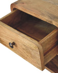 Small Mango Wood Floating Bedside Table