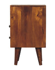 Kuwala Mango Wood Bedside Table in Chestnut