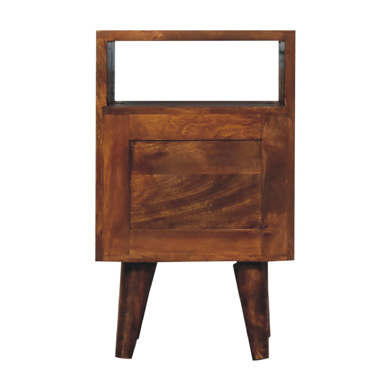 Kuwala Mango Wood Bedside Table in Chestnut