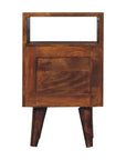 Kuwala Mango Wood Bedside Table in Chestnut