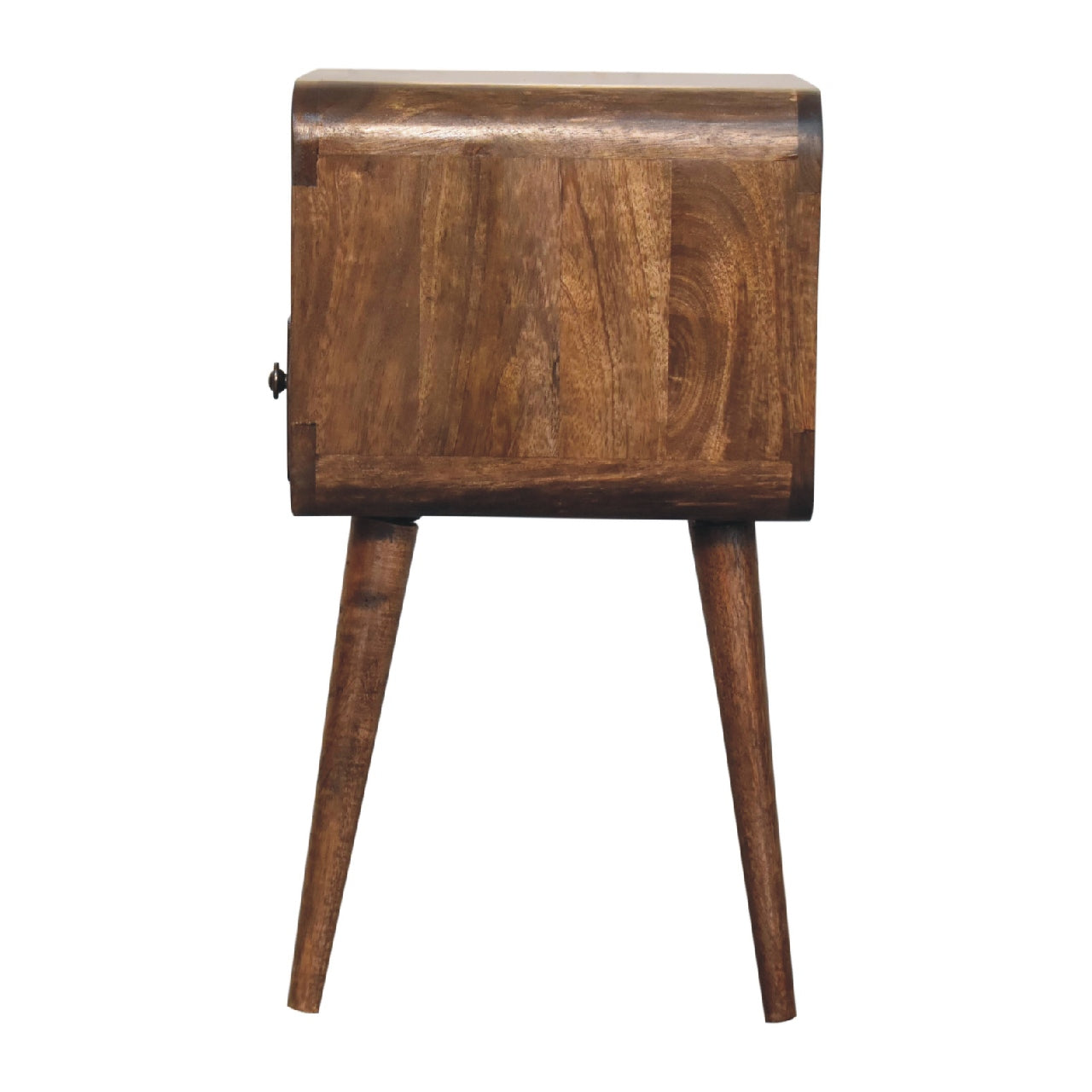 Small Open Chestnut Bedside Table