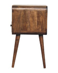 Small Open Chestnut Bedside Table