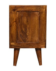 Manila Gold Small Bedside Table Single Drawer