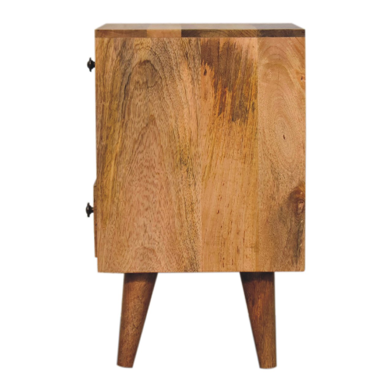 Narrow Mango Wood Bedside Table