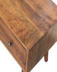 Classic Chestnut Coffee Table with Two Drawers