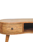 Bahia Mango Wood Coffee Table in Oak