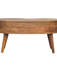 Bahia Mango Wood Coffee Table in Oak