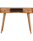 Floro Mango Wood Desk in Oak