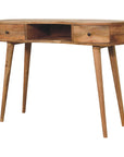 Floro Mango Wood Desk in Oak