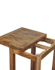 Small Chestnut Butterfly Dining Table