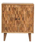 Small Pineapple Mango Wood Cabinet