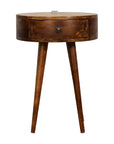 Oslo One Drawer Chestnut Bedside Table