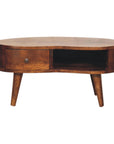 Small Wave Chestnut Coffee Table