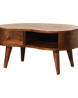 Small Wave Chestnut Coffee Table