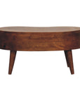 Small Wave Chestnut Coffee Table