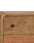 Kunn Mango Wood Chest of Drawers in Oak