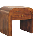 Bali Bedside Table in Chestnut Finish