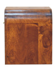 Bali Bedside Table in Chestnut Finish