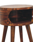 Sumatra Open Bedside Table