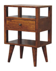 Chestnut Single Drawer Bedside Table