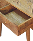 Azra Mango Wood Console Table in Oak