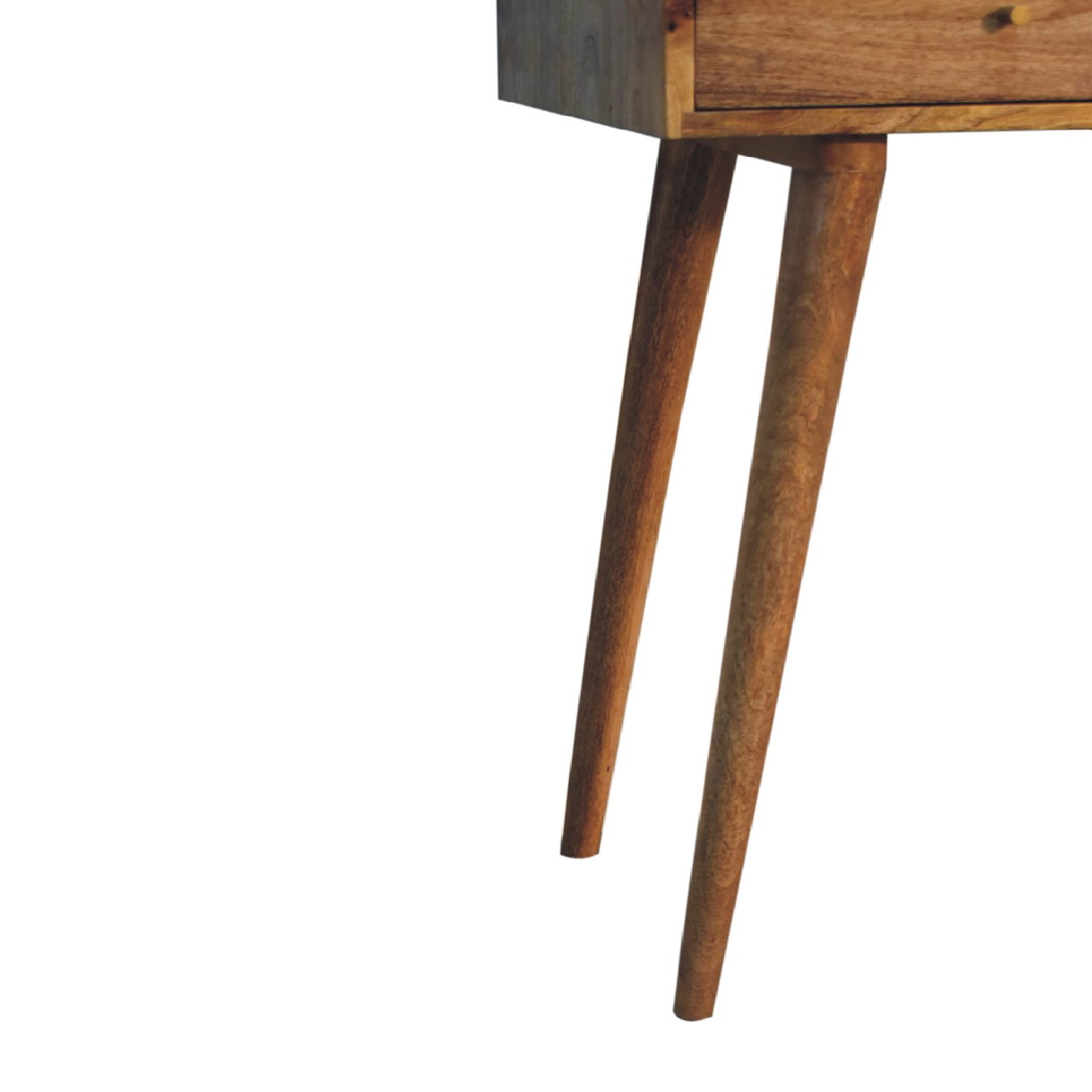 Azra Mango Wood Console Table in Oak