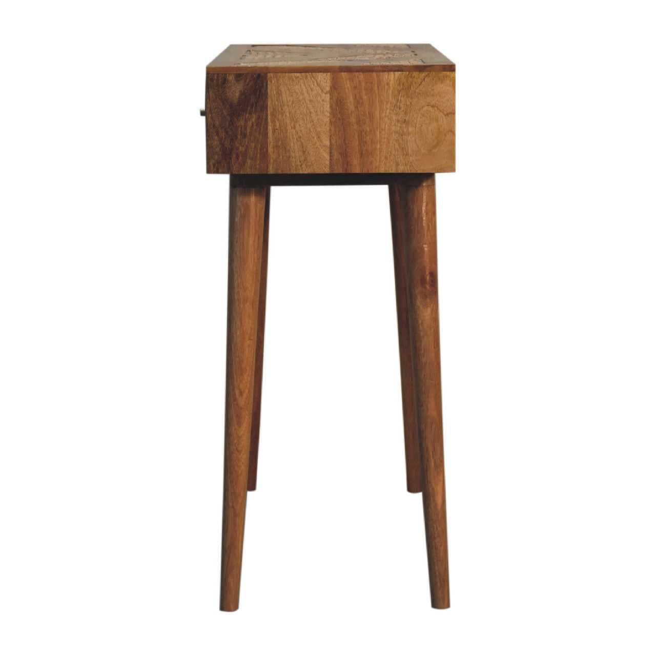 Azra Mango Wood Console Table in Oak