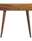 Azra Mango Wood Console Table in Oak