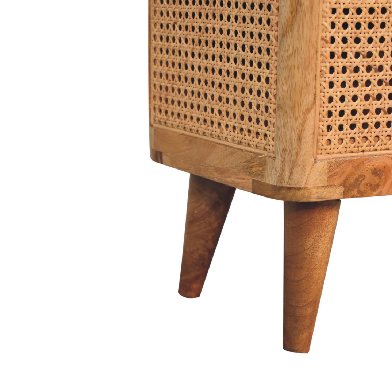 Aska Mango Wood Storage Stool