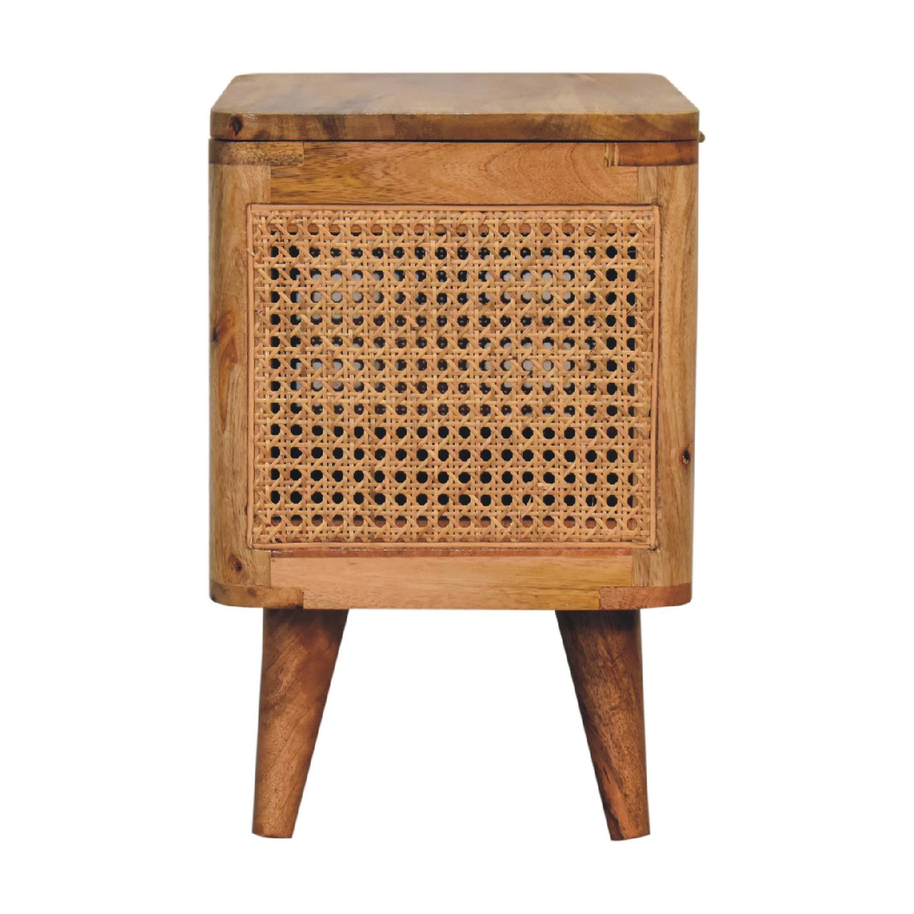 Aska Mango Wood Storage Stool